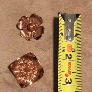 Flower Copper brooches